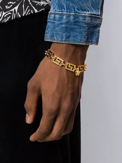 Versace greca chain bracelet gold | MODES