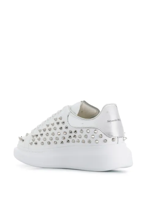 Alexander McQueen 553776WHGP sneakers Oversize in pelle con borchie