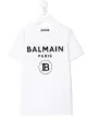 الصورة 1 من Balmain Kids تيشيرت بطبعة شعار