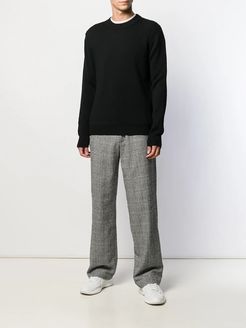 Roberto Collina Gebreide sweater Zwart