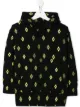 الصورة 1 من Marcelo Burlon County Of Milan Kids كنزة بغطاء رأس وشعار منقوش