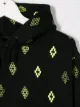 Marcelo Burlon County Of Milan Kids كنزة بغطاء رأس وشعار منقوش