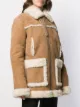 Maison Margiela zipped shearling coat