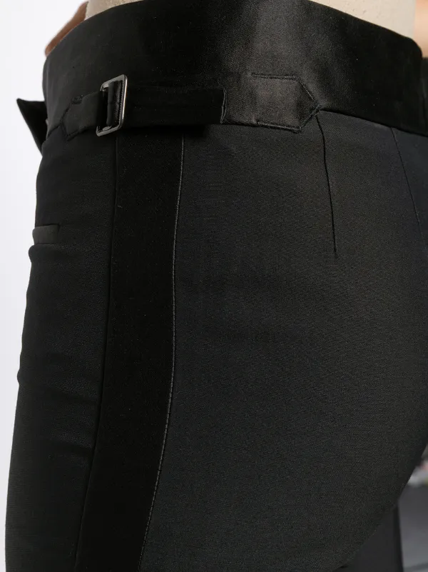 TOM FORD Flared Tailored Trousers | Black | FARFETCH JO
