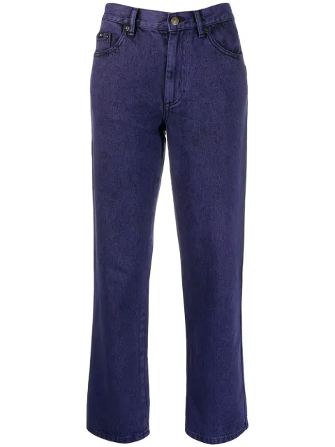 Click to view more detailed imagery on our partner's website Marc Jacobs The Turn Up" Overdye Jeans" In 500 Purple