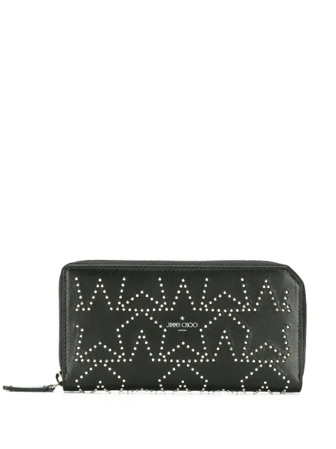 Jimmy Choo Carnaby zip-around star wallet