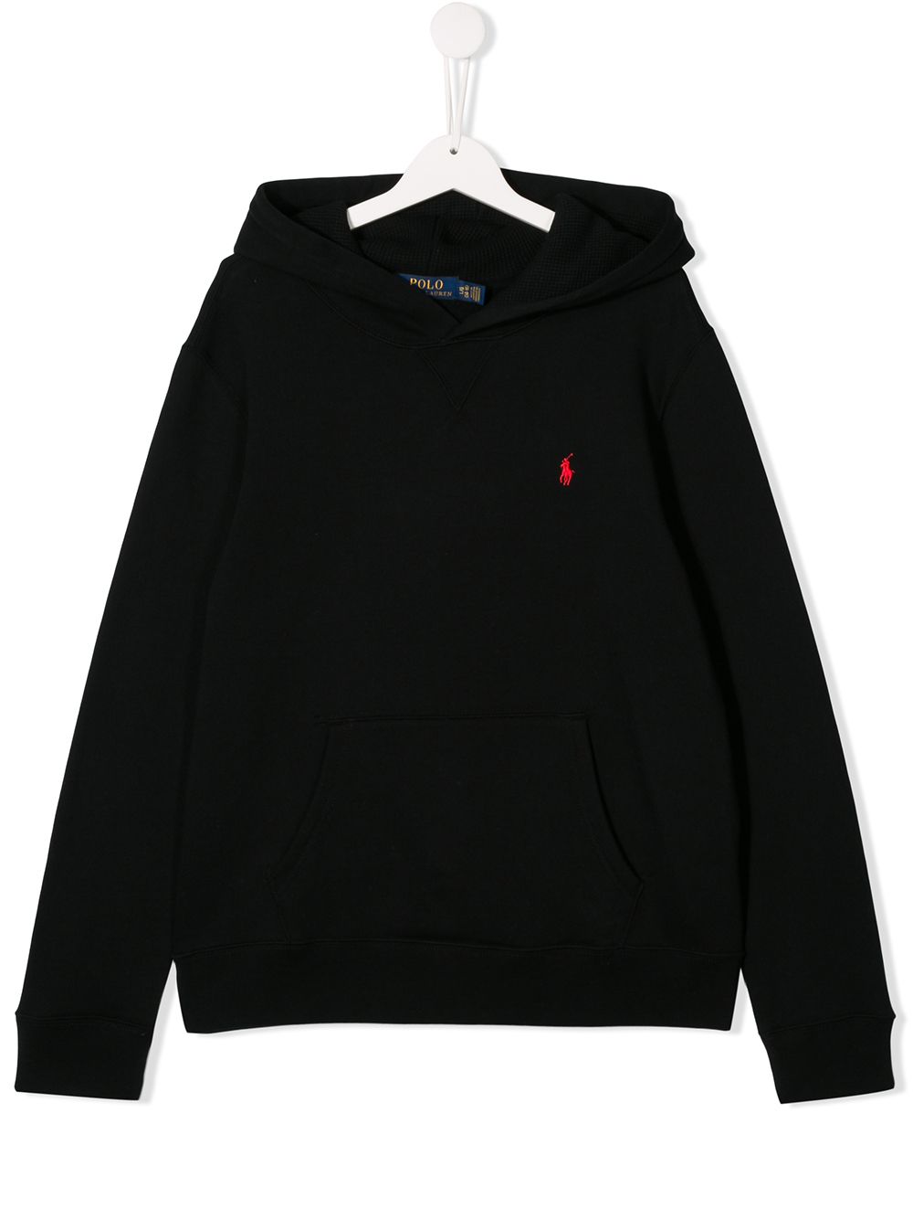 

Ralph Lauren Kids TEEN embroidered logo hoodie - Black