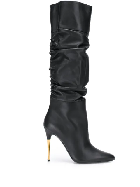 TOM FORD botas altas fruncidas
