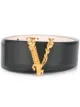 Image 1 of Versace barocco V buckle belt