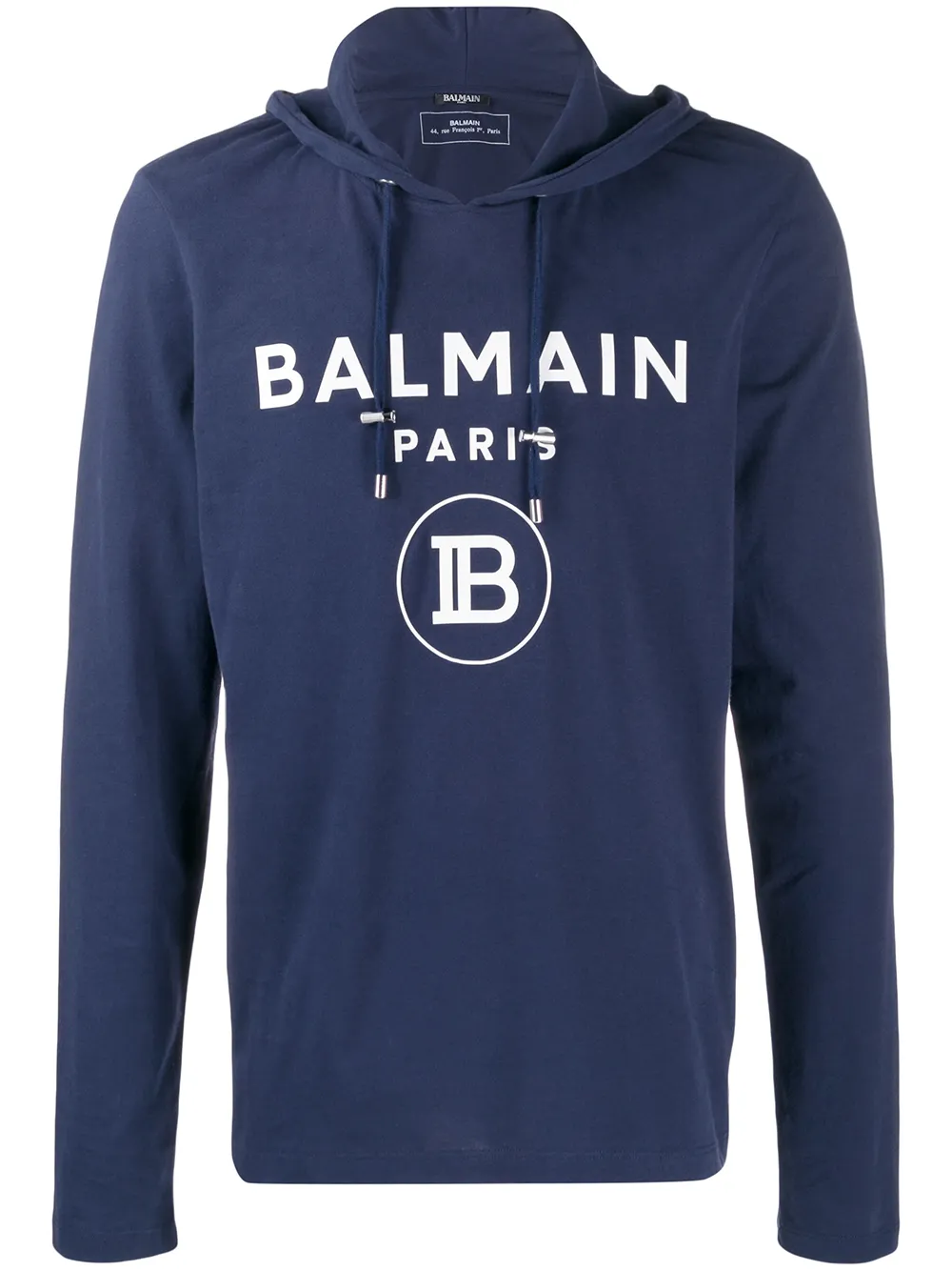Balmain топ с капюшоном и логотипом Balmain топ с капюшоном и логотипом