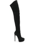 Casadei over the knee stiletto boots - Black