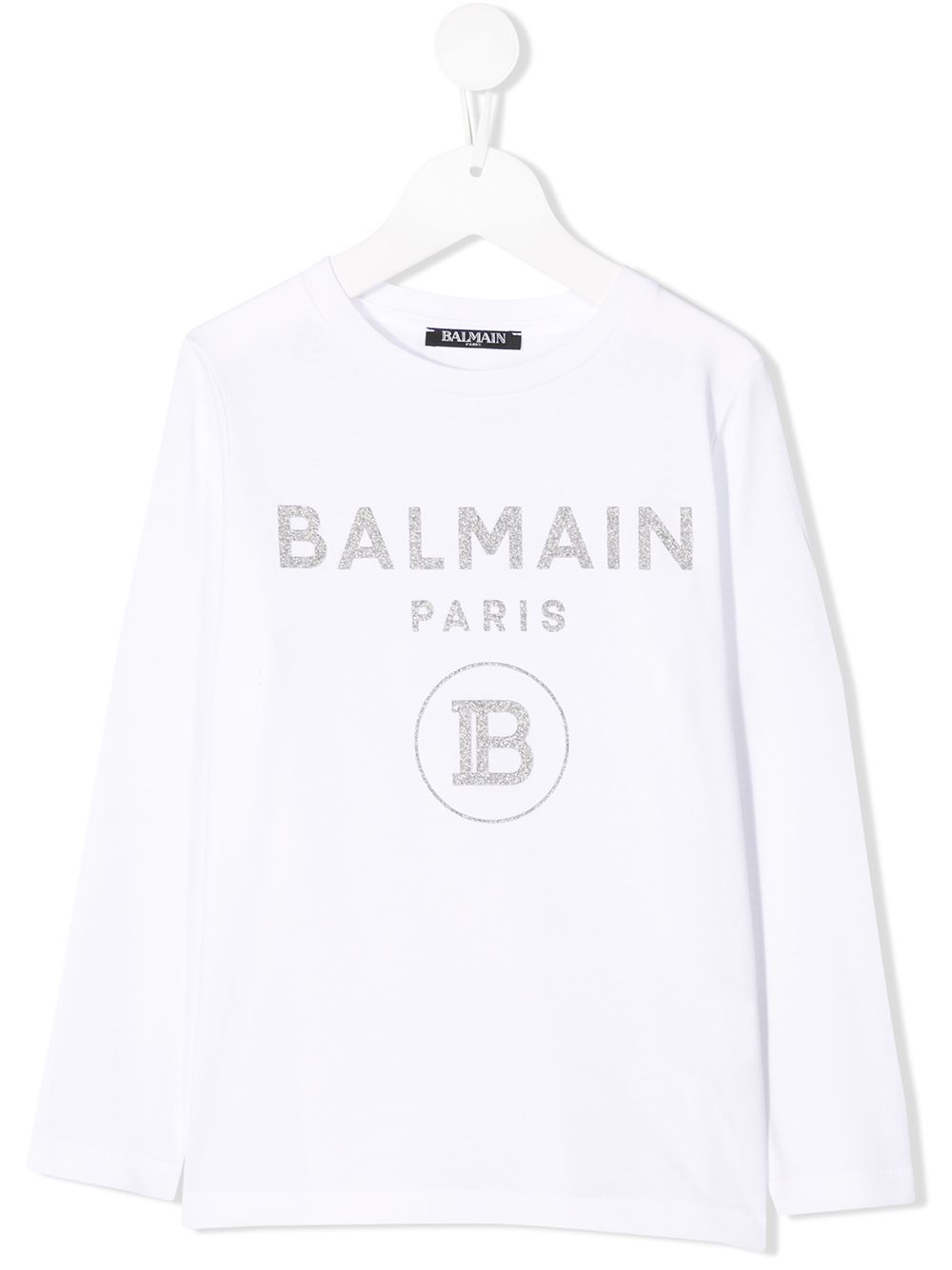 фото Balmain kids футболка с логотипом