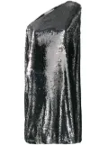 Stella McCartney sequined one-shoulder dress - Silver