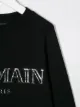Balmain Kids كنزة بشعار