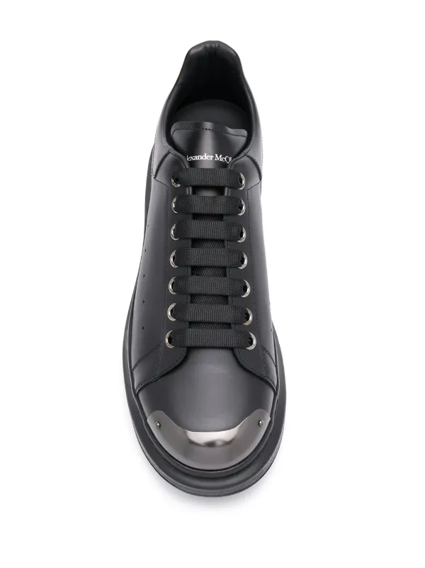alexander mcqueen toe cap oversized sneakers