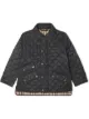 الصورة 1 من Burberry Kids جاكيت مبطنة بتصميم المعين