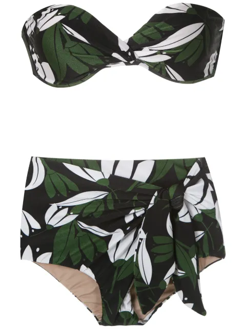 Adriana Degreas printed hot pants bikini set