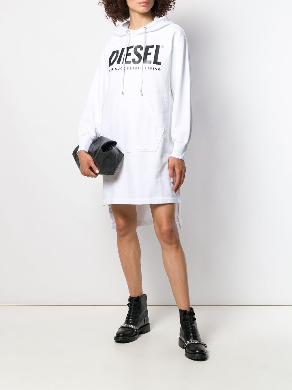 Diesel Jurk met trekkoord - Wit