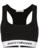 Image 1 of Paco Rabanne logo-band sports bra