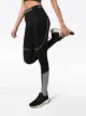 Paco Rabanne panelled logo-detailed leggings