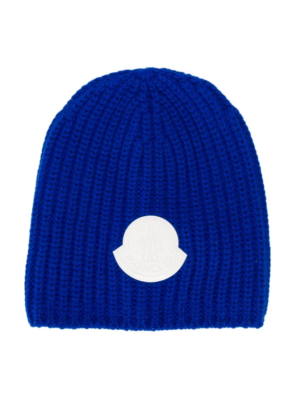 moncler beanie blue