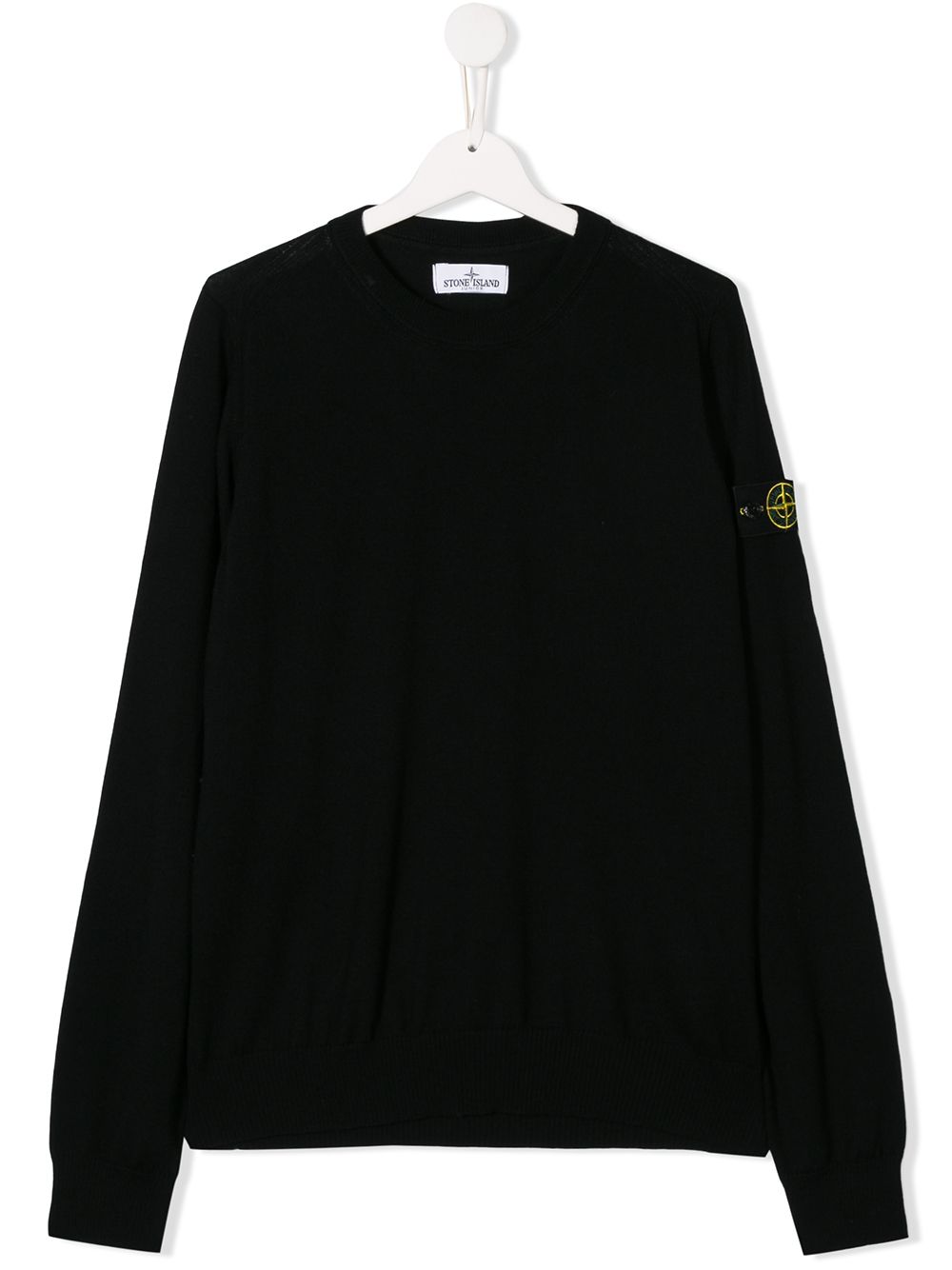 Stone Island Junior джемпер с нашивкой-логотипом