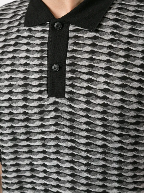 armani knitted polo