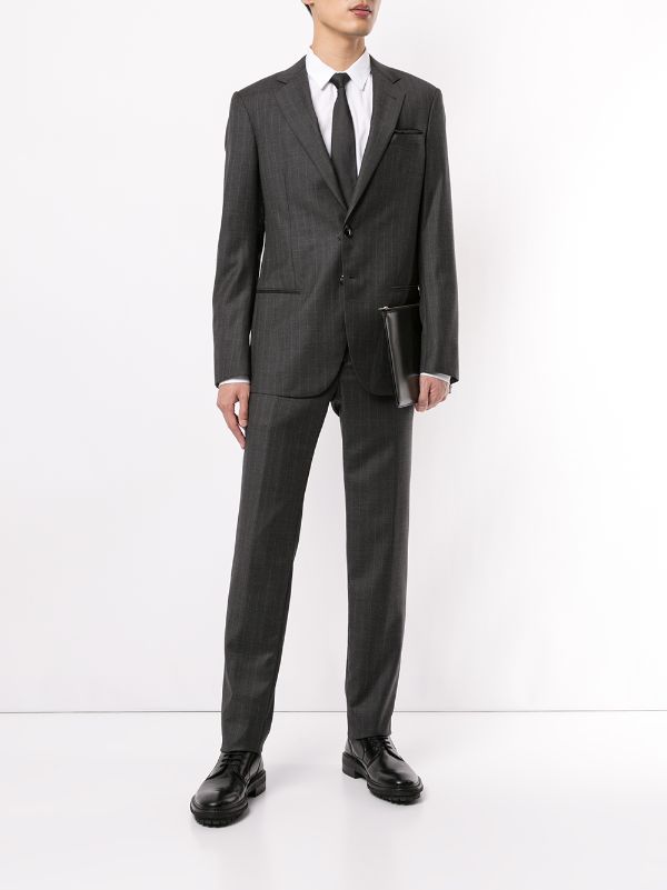 Giorgio Armani Two Piece Pinstripe Suit 