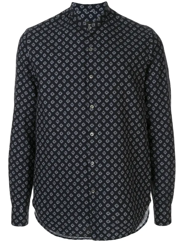 giorgio armani printed shirts