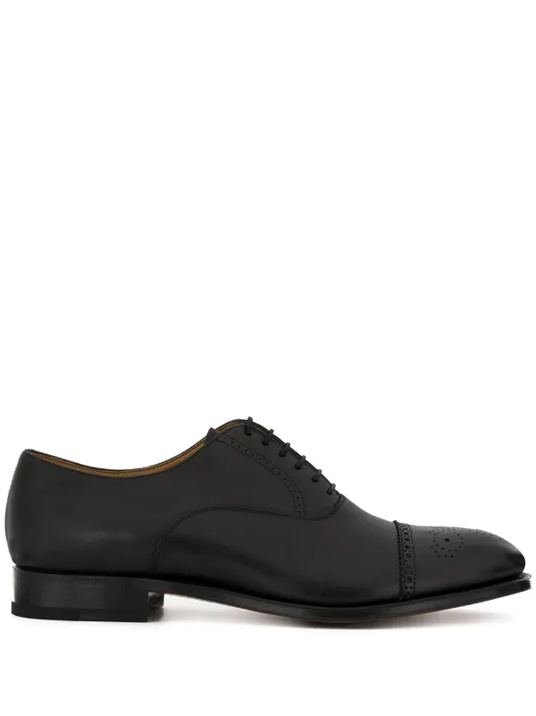 giorgio armani leather shoes