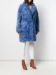 Liska single-breasted fur coat