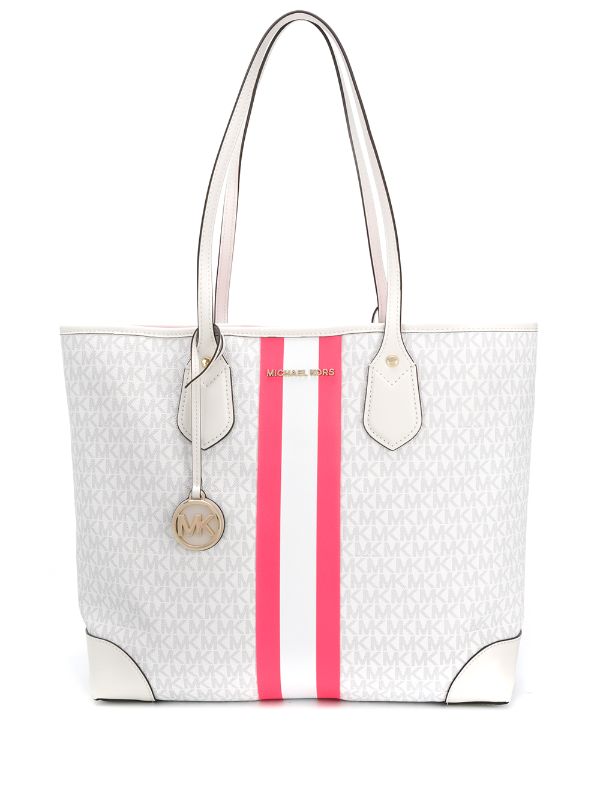 michael kors eva stripe tote