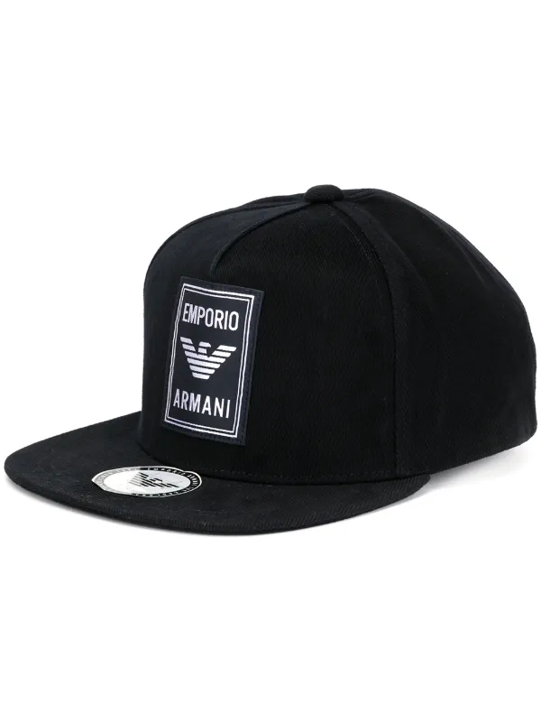 black armani cap