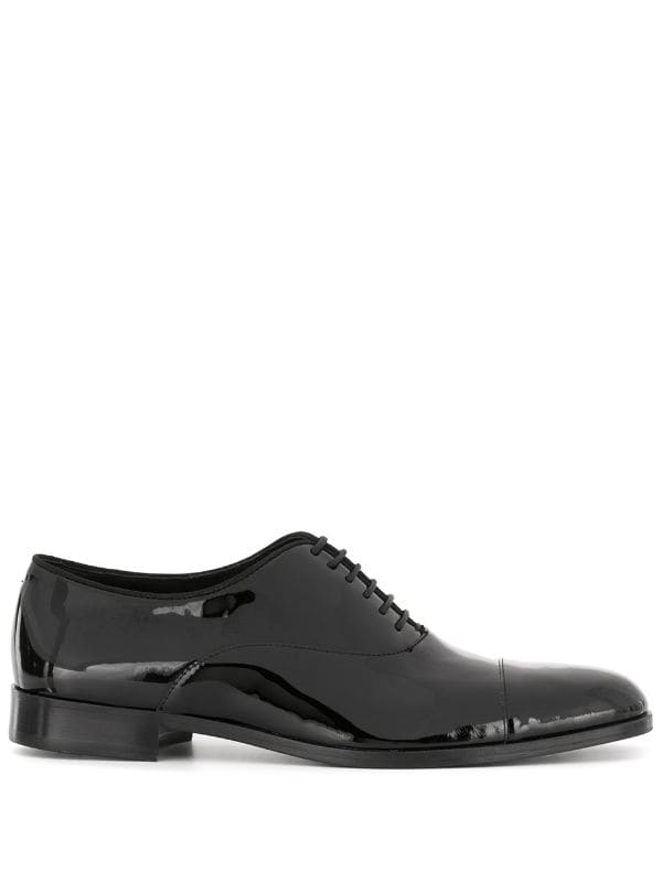 black armani shoes