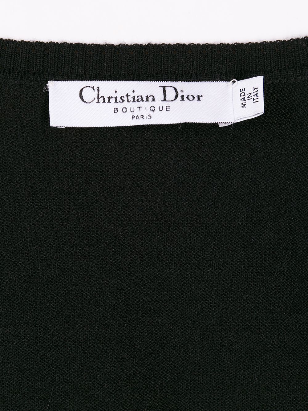 Christian Dior 2000s knitted floral vest Women