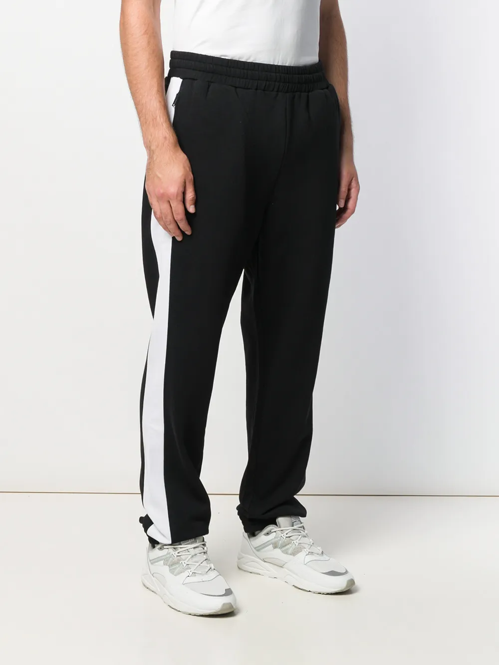 MSGM Trainingsbroek met zijstreep Zwart