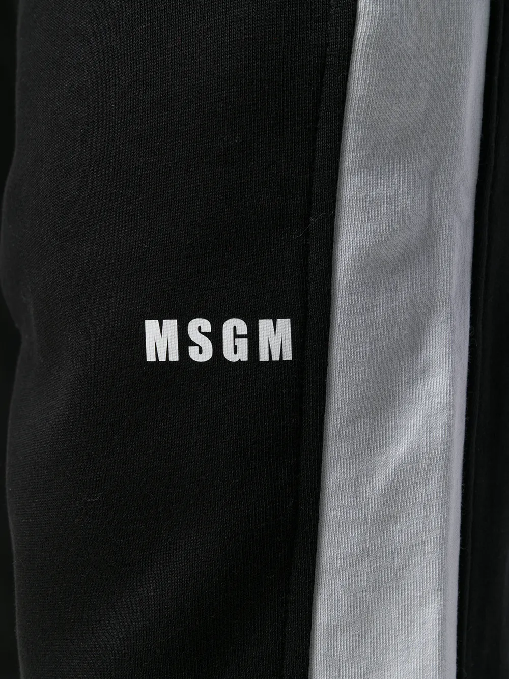 MSGM Trainingsbroek met zijstreep Zwart
