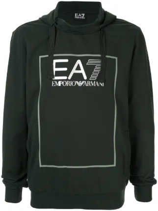 ea7 green hoodie