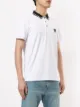 Ea7 Emporio Armani back logo colour block polo shirt