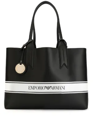Logo Stripe Tote Bag