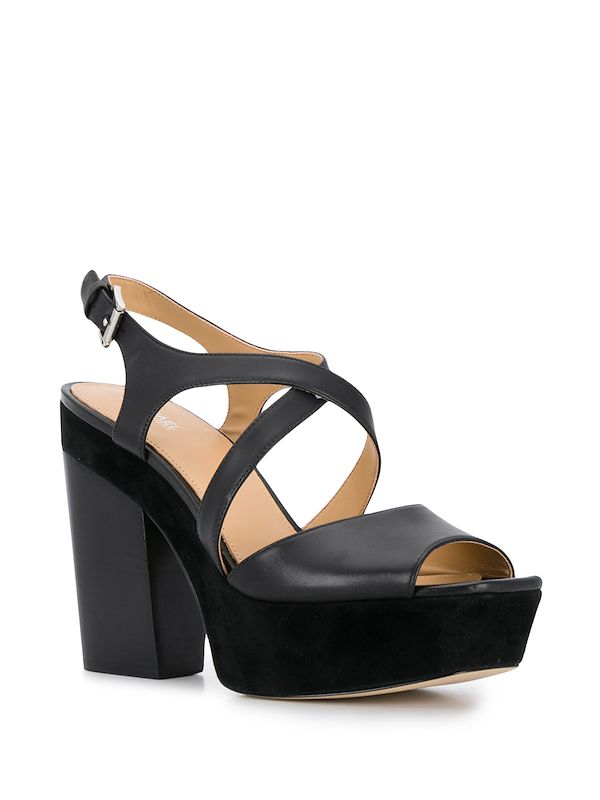 michael michael kors abbott platform wedge sandals