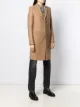 Saint Laurent Abrigo camel wool coat