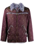 Jean Paul Gaultier Pre-Owned pirate skull embroidered jacket - Purple