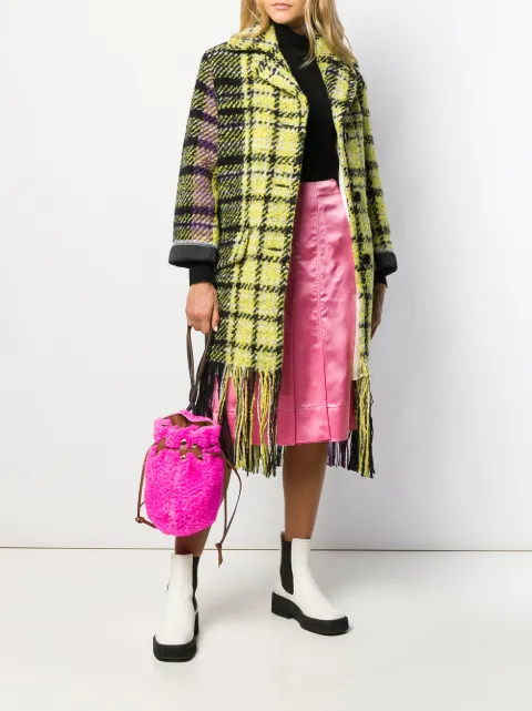 MARNI BINDLE SHEARLING BUCKET BAG