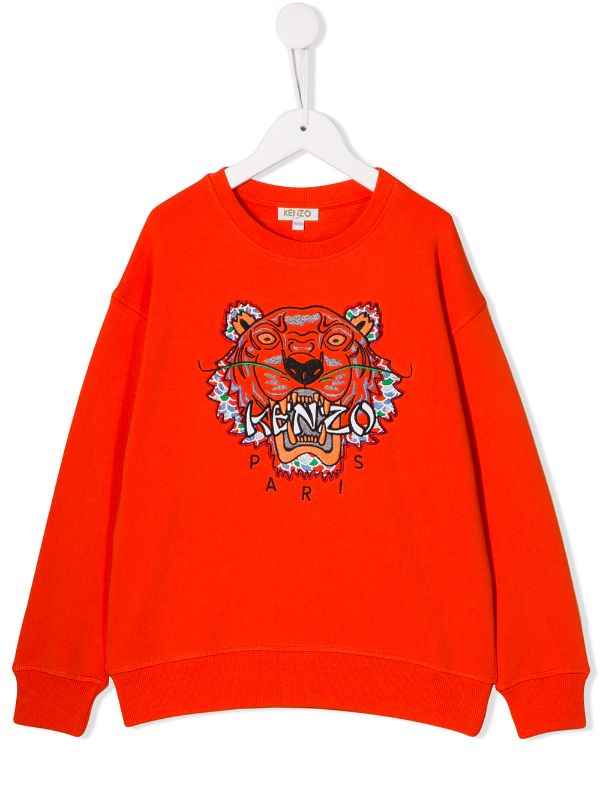 orange kenzo hoodie