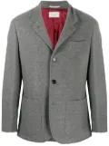 Brunello Cucinelli boxy fit button down jacket - Grey