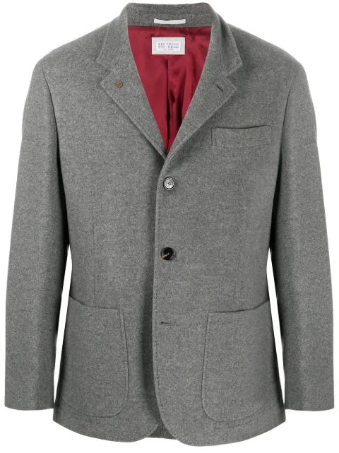 Brunello Cucinelli boxy fit button down jacket