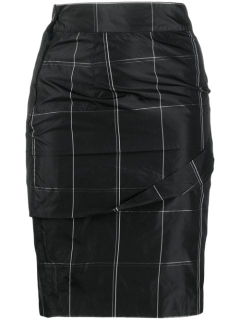 Versace Pre-Owned - 1990s grid pencil skirt