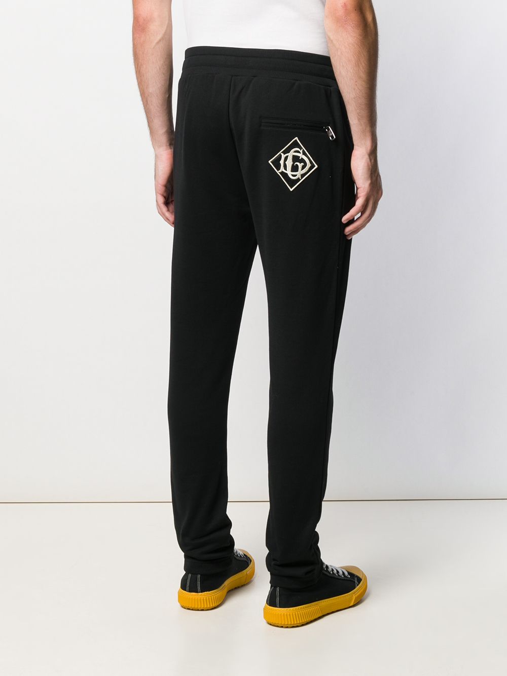 фото Dolce & Gabbana спортивные брюки с вышивкой DG