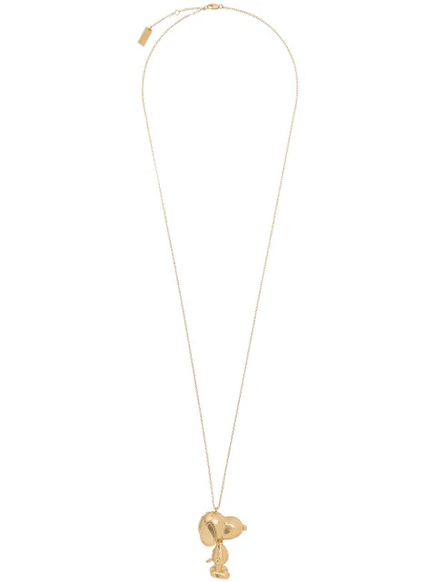 The Snoopy Small Pendant Necklace In Gold